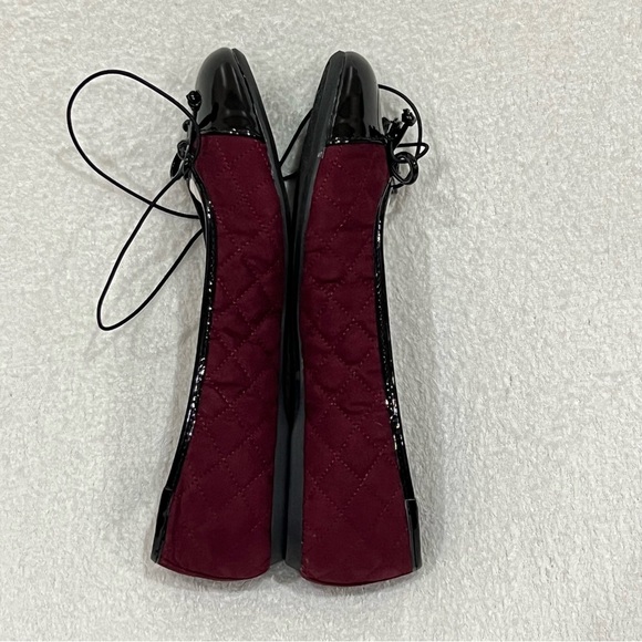 East 5th Aloha Wine Quilted Faux Leather Ballet Flats NWT Size 8.5 - Picture 12 of 16
